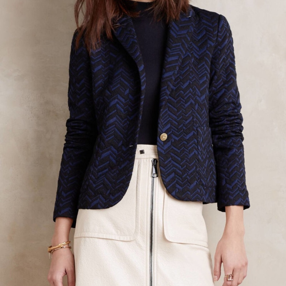 Anthropologie Cartonnier Blazer Size 8 - Picture 2 of 7